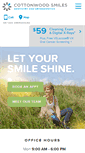 Mobile Screenshot of cottonwoodsmilesdentistry.com